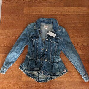 Guess Jeans Peplum Jean jacket - XS